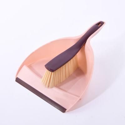 Portable Dust Pan Set Broom and Dustpan Cleaning Hand Tool Plastic Dustpan Brush Set for Floor Sofa Desk Car