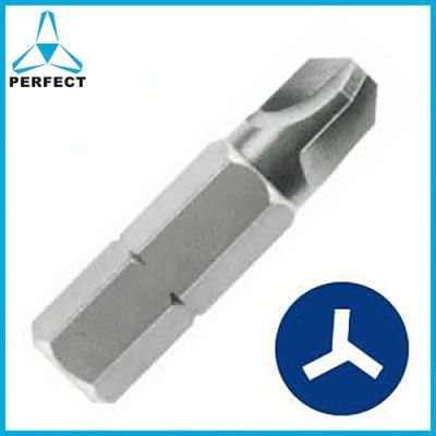 25mm 1/4 Inch Hex Shank Insert Tri-Wing Screwdriver Bit