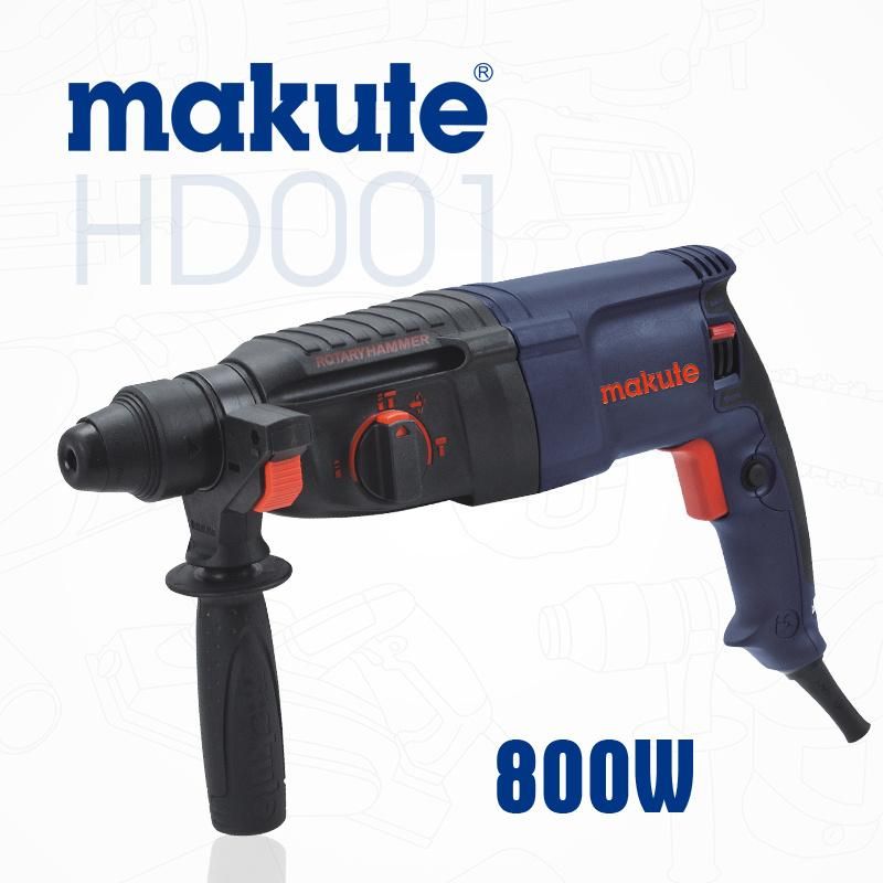 Makute Electric Hammer Drill 26mm 800W Rotary Drilling Breaker