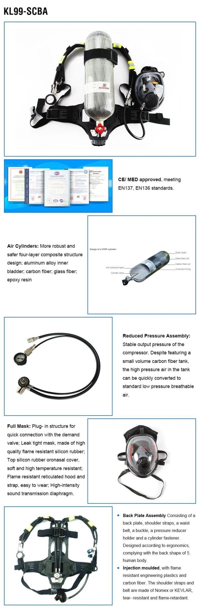 New China Supplier Relief Valve Security Products Breathing Apparatus Price