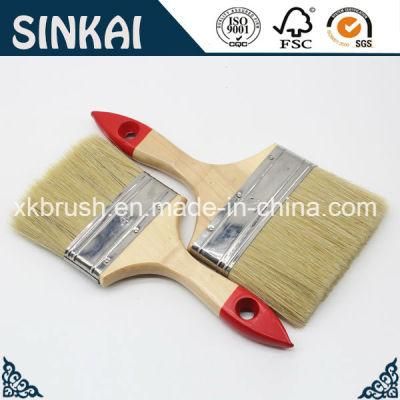 Best Paint Brushes with Varnished Wooden Handle Red Tip