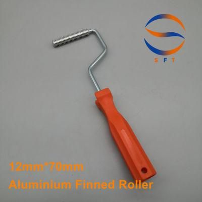 12mm Diameter 70mm Length Aluminium Finned Rollers for FRP Laminating
