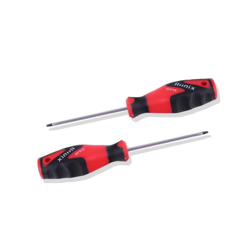 Ronix Multifunction Professional Hand Screw Driver Tools CRV Pozi Torx Screwdriver Set with TPR Handle