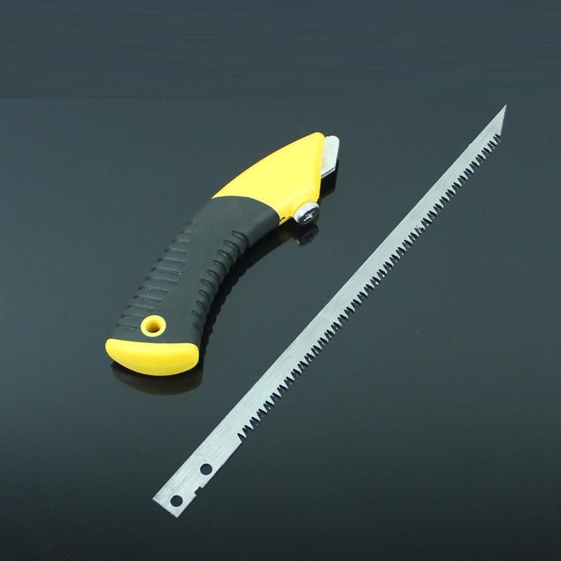 65#Mn Steel Hand Tool Tree Cutting Straight Pruning Curving Wood Handle Garden Saw