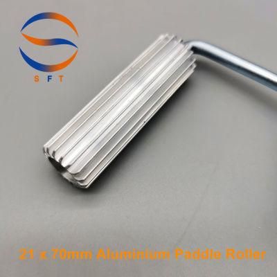 21mm X 70mm Aluminium Paddle Rollers FRP Rollers for Laminating