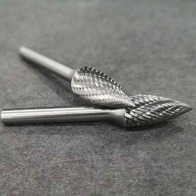 SPG-Tree with Pointed End Long Shank Carbide Burrs