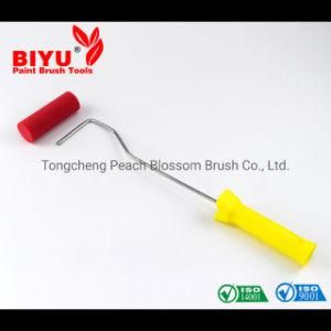 Mini 4 Paint Roller Brush with Long Handle Sponge