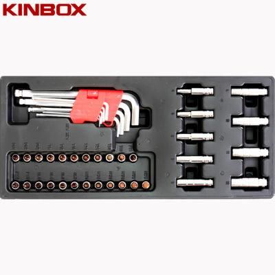 Kinbox BMC Tray Hand Tool Set Item Tb01m102 1/4 Socket Set