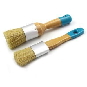 Chalk Supply Paint &amp; Wax Brush - Medium - White Bristle (Large)