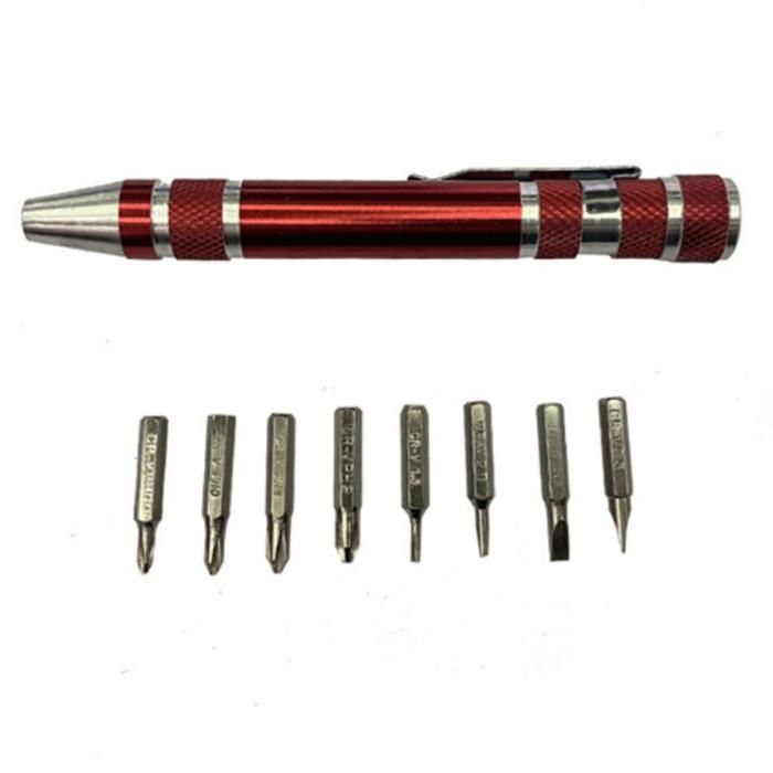 8-in-1 Pocket Micro Precision Pen Sharp Screwdriver