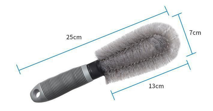 Car Wheel Hub Brush, Tire Brush, Special Soft-Bristled Rim Brush for Cleaning and Washing Wheels