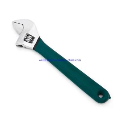 Rubber Handle High Quality Adjustable Wrench