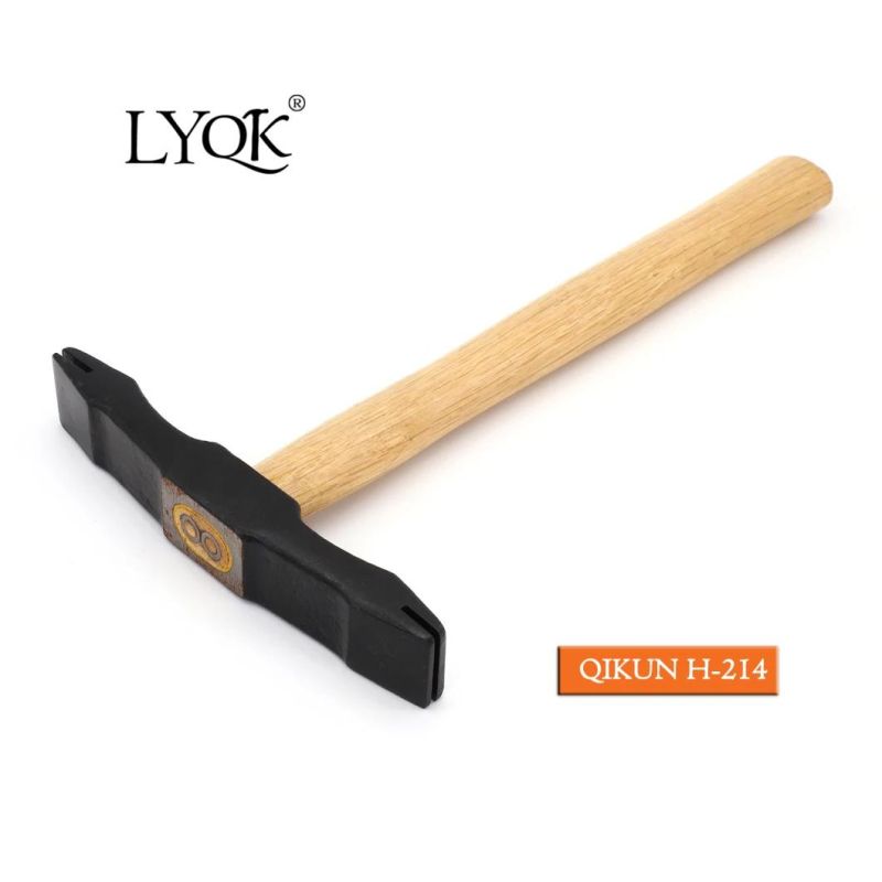 H-212 Construction Hardware Hand Tools Plastic Coated Handle German Type Stoning Stone Hammer