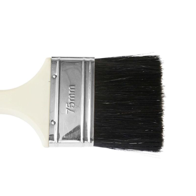 4" Universal Paint Brush with Synthetic Bristles and Plastic Handle