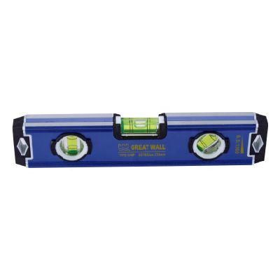 230mm/9&prime; &prime; High Accuracy 0.5mm/M Magnetic Torpedo Level Aluminium Spirit Level