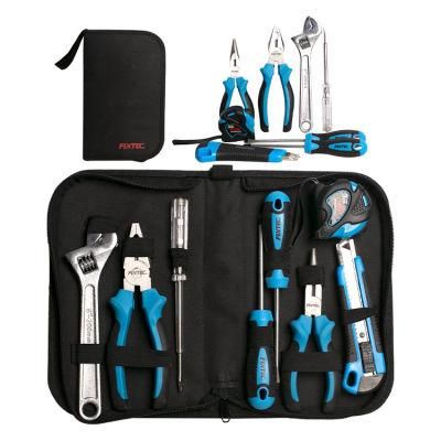 Fixtec 6&quot;Long Nose Fixtec Tool Set 8&quot;Adjustable Wrench 7&quot;Combination Pliers Multi-Function Hand Tools Kit