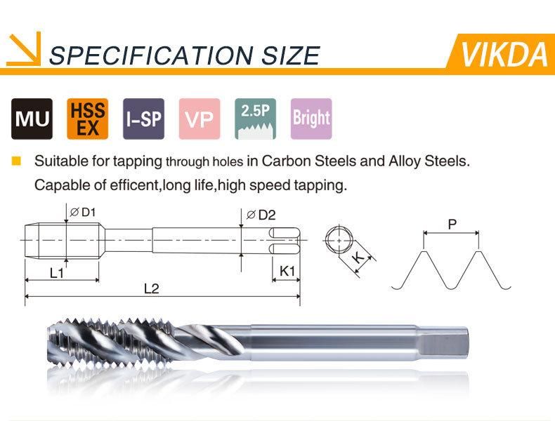 T1101 Spiral Fluted Motorize Tap