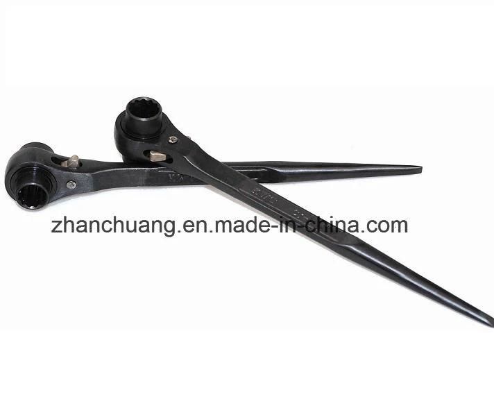 Carbon Steel Double Socket Ratchet Wrench
