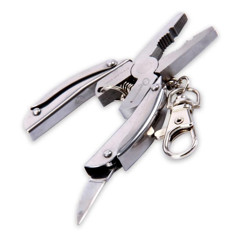 Stainless Steel Multifunction Pocket Pliers Mini Folding Pliers Cutting Pliers