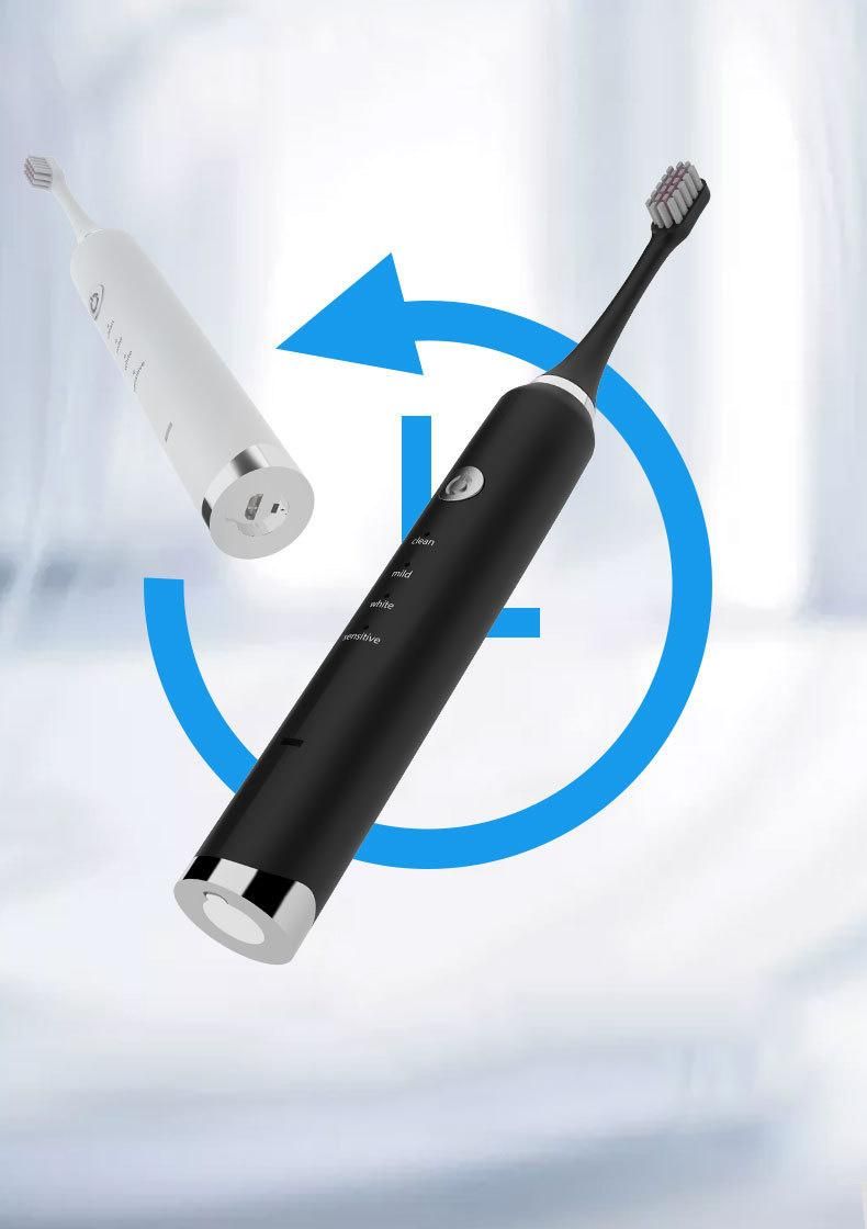 Electric Household Intelligent Adult Soft Bristle Rechargeable Toothbrush with 16 Gear Adjustment