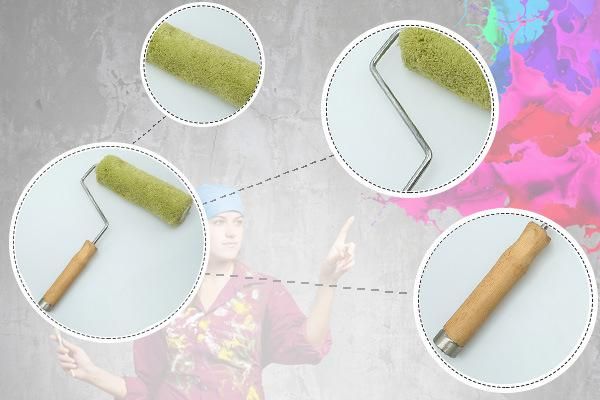 High Quality Microfiber House Painting Paint Roller Brush