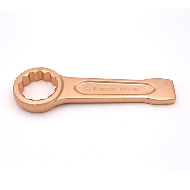 WEDO Beryllium Copper Wrench Non-Sparking Striking Box/Ring Spanner Slogging Wrench
