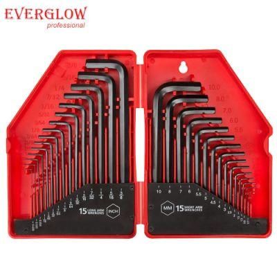 Professional High Quality Hex Key Wrench Set 30PC