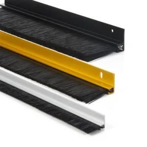 Aluminum Base White/Black/Customized Nylon Bristle Door Strip Brush