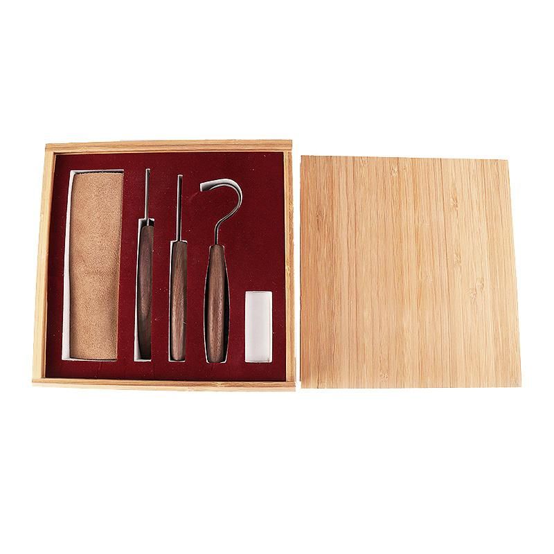 12PCS Wood Carving Tools Set- Hook Carving Knife, Detail Wood Knife, Whittling Knife Cutter