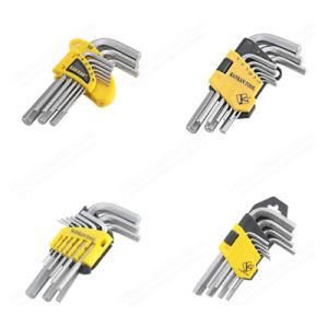 9PCS Short Long Hex Key Set Wrench for Hardware Hand Tools