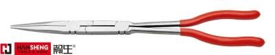 11&quot;, 16&quot;, Long Reach Pliers, Made of Carbon Steel or Cr-V, Polish, Nickel, Pearl-Nickel, Chrome Plated, with PVC TPR or Dipped Handle, Middle Ring Nose,
