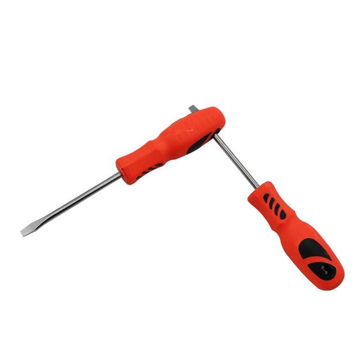 Cheap Electroplating Flat Slotted Magnetic Blade Repair Screwdriver