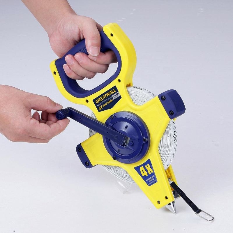 Heavy Duty 30m/50m Soft Custom Tape Measure Fiberglass Measuring Tape