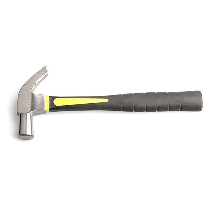Hand Tool Claw Hammer with Rubber Handle