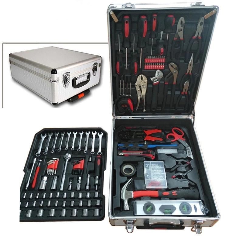 186PCS Popular Trolley Aluminium Case Home Hand Tool Set