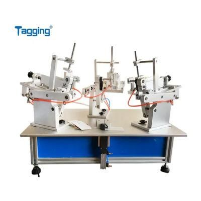 TM7003 Three Tags Automatic Feeding Tagging Machine with H Shape Pins