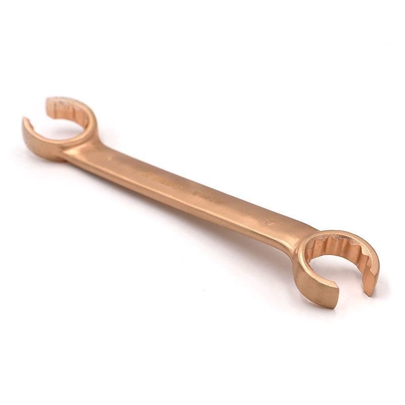 WEDO Non-Sparking Flare Nut Open Ring Wrench Spark-Free Safety Spanner Aluminium Bronze