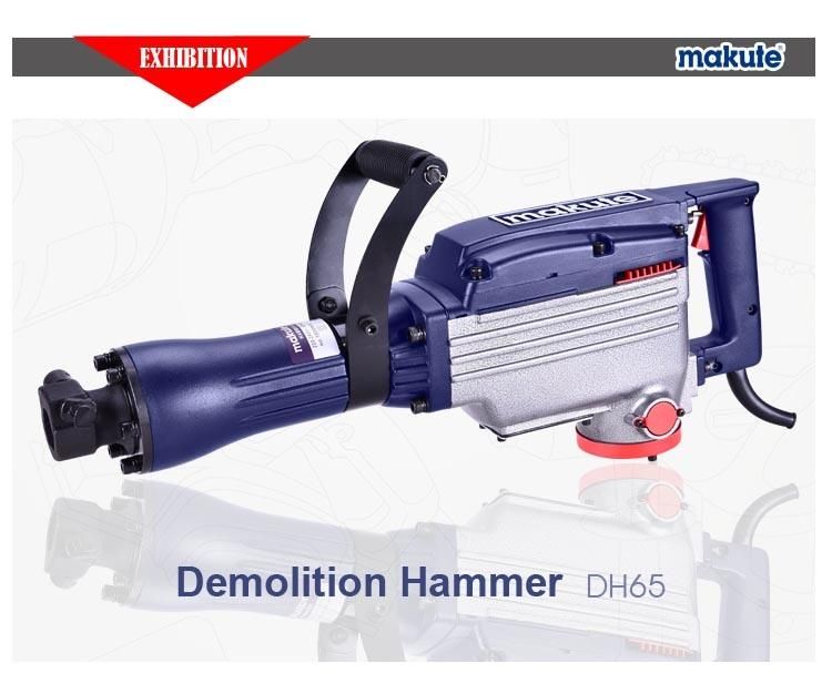 Makute Electric Haredware Breaker 2200W 65mm Jammer Demolition Hammer