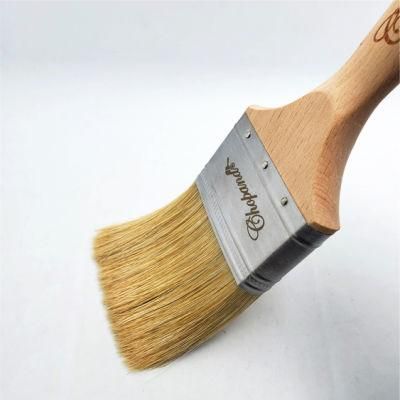 Chopand Nylon Paintbrush China Yellow Wooden Handle Paint Brush