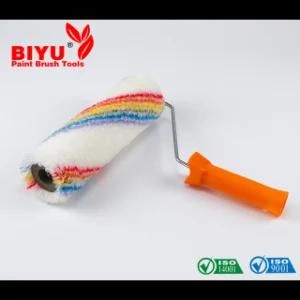 2020 Hot Sale Orange Plastic Handle Paint Roller Brush for Decoration