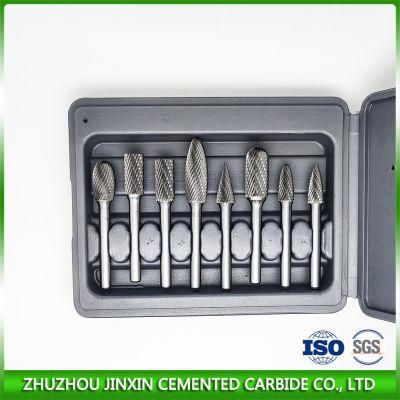 Tungsten Carbide Rotary Standard Shank Double Cut Carbide Rotary File Burr Sets