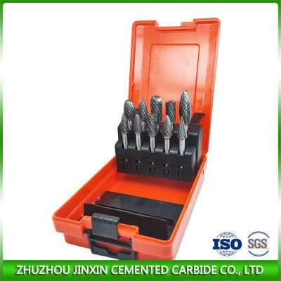 Hot Selling 1/4 Shank Double Cut Carbide Burr Set