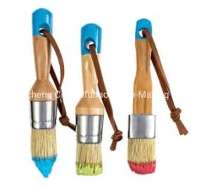 Round Chalk Wax Brushes for Painting Furniture