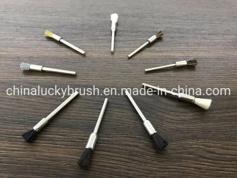 Mini End Brush for Polishing/Mini Wire Wheel Cup Brush Small Machine Hole Mold Cleaning Brush (YY-771)