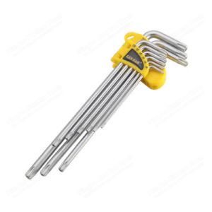 9PCS Extra Long Torx Key Set Chromed Wrench for Hardware Hand Tools