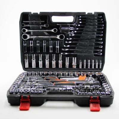 DIY Level 151PCS CRV Adjustable Ratchet Socket Screwdriver Bit Hand Tool Ratchet Wrench Socket Repair Tools for Industry Socket