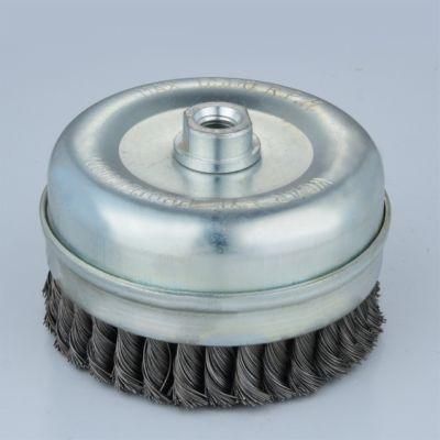 China Factory Price 100mm Hot-Selling Twisted Wire Cup Brush