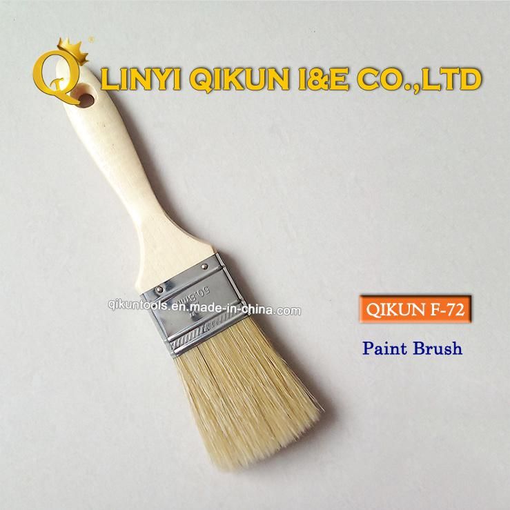 F-72 Hardware Decorate Paint Hand Tools Wooden Handle Bristle Roller Paint Brush