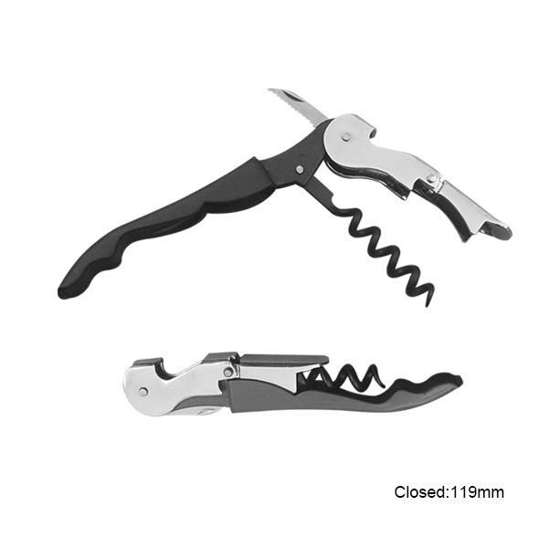 2-Step Silver Waiter′s Corkscrew