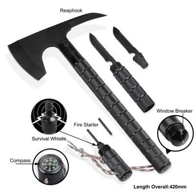 Hot Sale Multi Function Survival Axe with Compass (#8469)